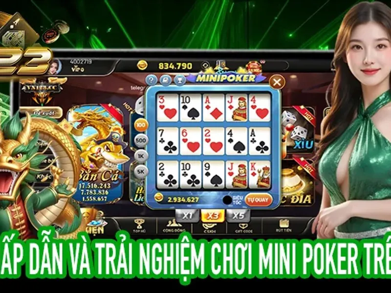 Hình ảnh trò chơi Poker trực tuyến